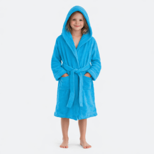 Albornoz infantil con capucha