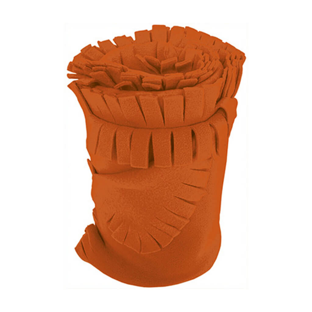 Manta Polar Flecos_Naranja